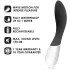 LELO - G-punkt vibrator - vattentät - svart