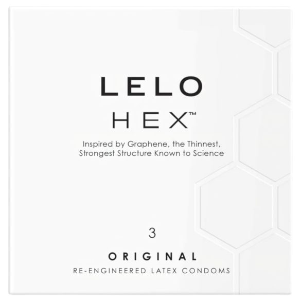 LELO Hex Original - kondom - original - 3 st