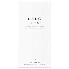 LELO Hex - kondom original - latex - 12 st