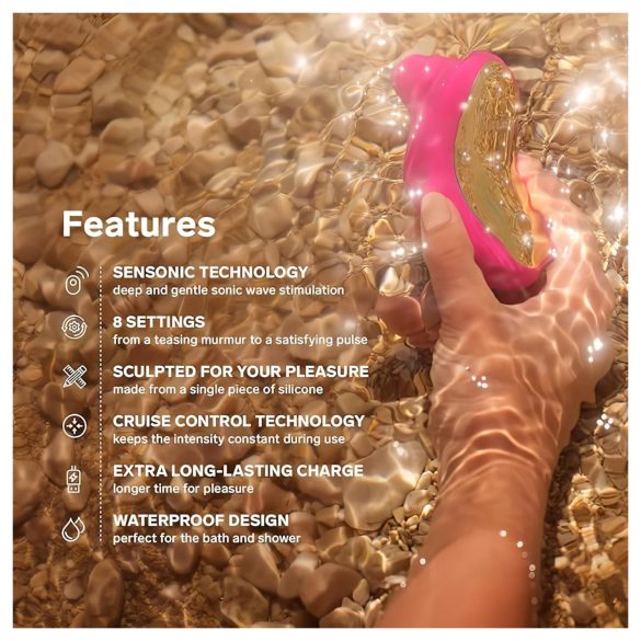 LELO Sona Cruise - ljudvågsklitorisstimulator (rosa)