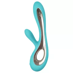   LELO Soraya 2 - rabbitvibrator med klitorisstimulans - vattentät - turkos