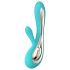 LELO Soraya 2 - Vattentät vibrator med klitorisstimulator (turkos)