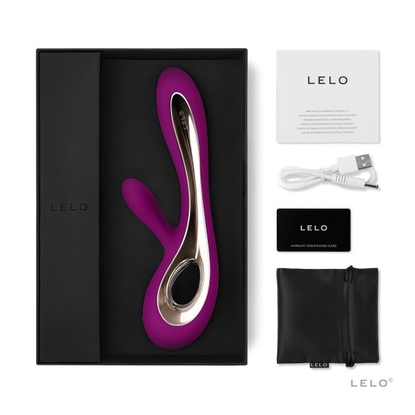LELO Soraya 2 - vibrator med klitorisstimulans - vattentät - lila