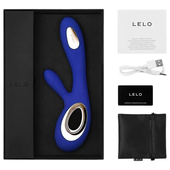 LELO Soraya Wave - Rabbitvibrator med klitorisstimulator - Uppladdningsbar - Blå