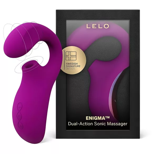 LELO - G-punktsvibrator och klitorisstimulator - uppladdningsbar vattentät lila