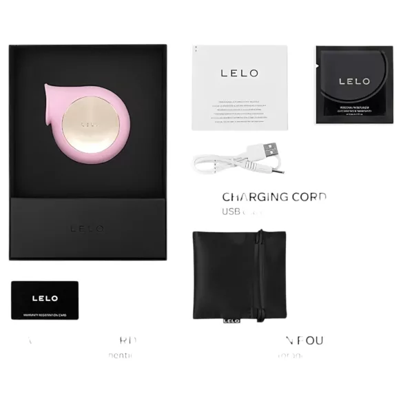 LELO Sila - klitorisvibrator med ljudvågor - vattentät - rosa