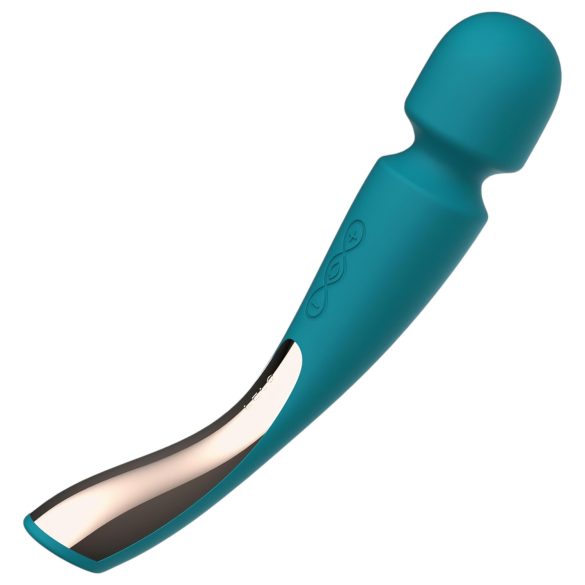 LELO - massagstav med vibrator - medium storlek - turkos