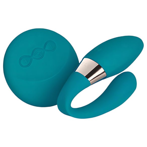 LELO - parvibrator - fjärrstyrd dubbelt vibrator - silikon blå