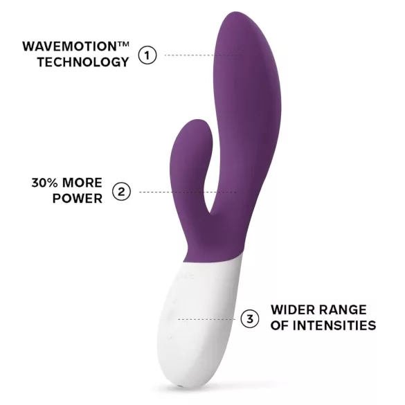 LELO Ina Wave 2 - vibrator - uppladdningsbar och vattentät - lila