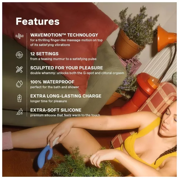 LELO Ina Wave 2 - vibrator - uppladdningsbar och vattentät - lila