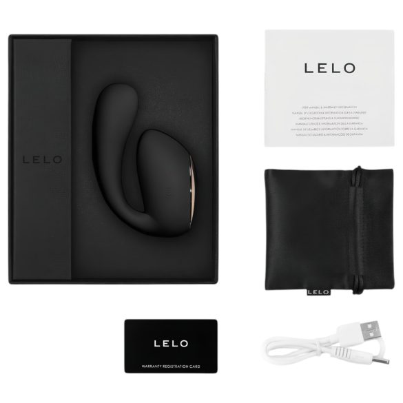 LELO Ida Wave - vibrator med rotation och vibration - uppladdningsbar - svart
