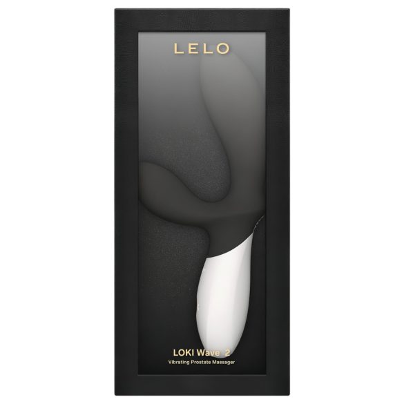LELO Loki Wave 2 - prostatavibrator uppladdningsbar vattentät svart