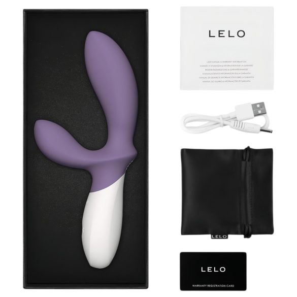 LELO Loki Wave 2 - prostata vibrator - uppladdningsbar, vattentät - lila