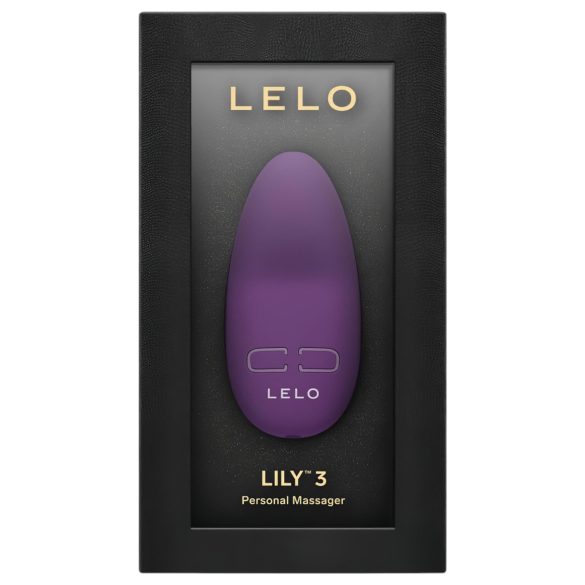 LELO Lily 3 - klitorisvibrator uppladdningsbar vattentät mörklila