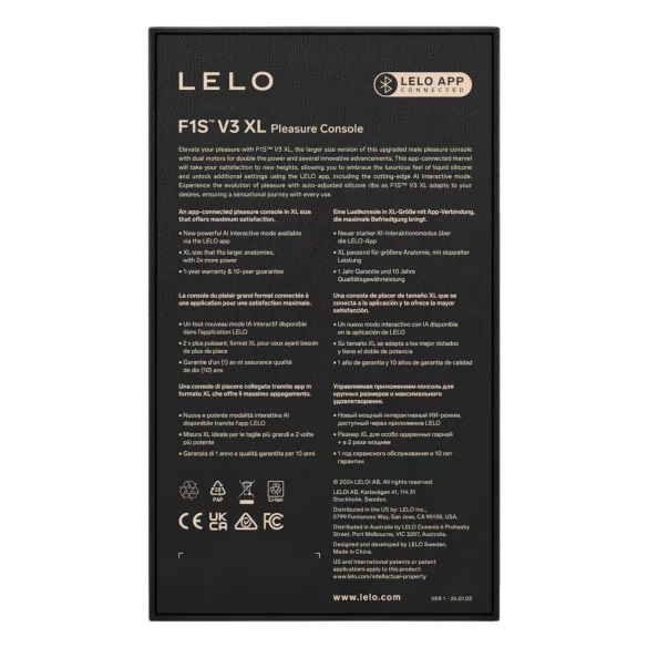 LELO Siri 3 - klitorisstimulator med röststyrning - silikon lila