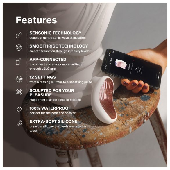 LELO Sona 3 - klitorisstimulator med ljudvågor - vit