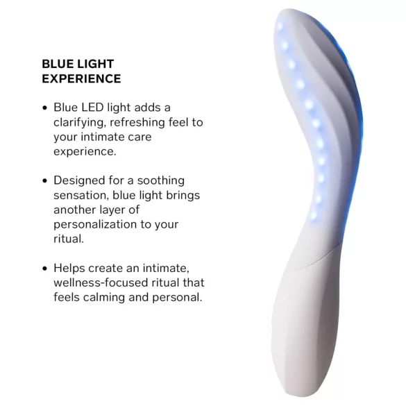 LELO Mona Spectra - smart G-punktsvibrator med LED-ljus (vit)