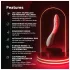 LELO Mona Spectra - smart G-punktsvibrator med LED-ljus (vit)