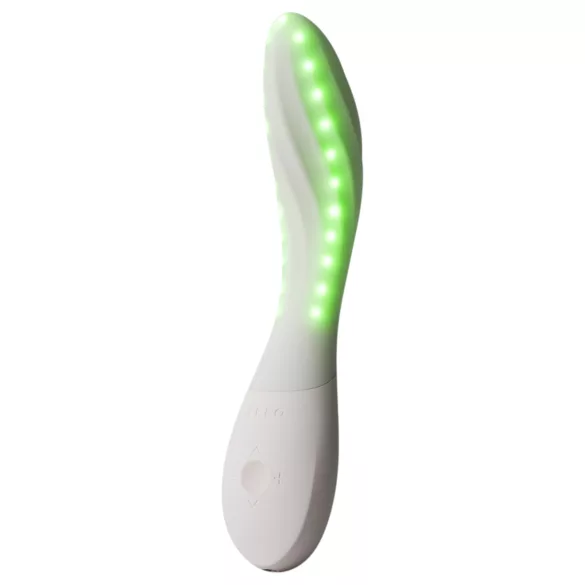 LELO Mona Spectra - smart G-punktsvibrator med LED-ljus (vit)