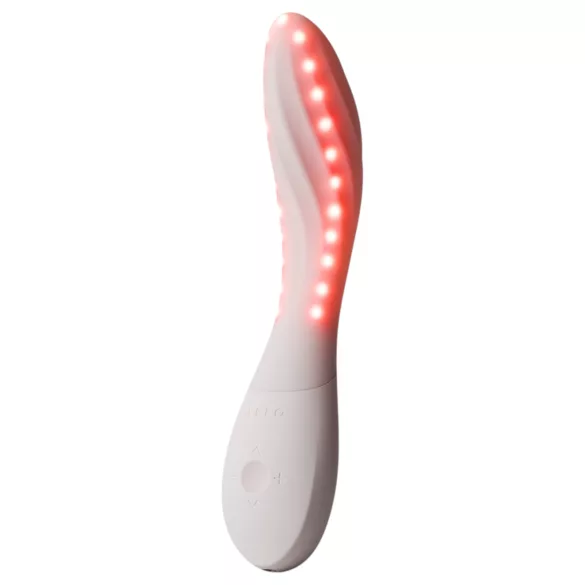 LELO Mona Spectra - smart G-punktsvibrator med LED-ljus (vit)