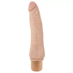 Dr. Skin Vibe No.7 - realistisk dildo vibrator - hudfärgad