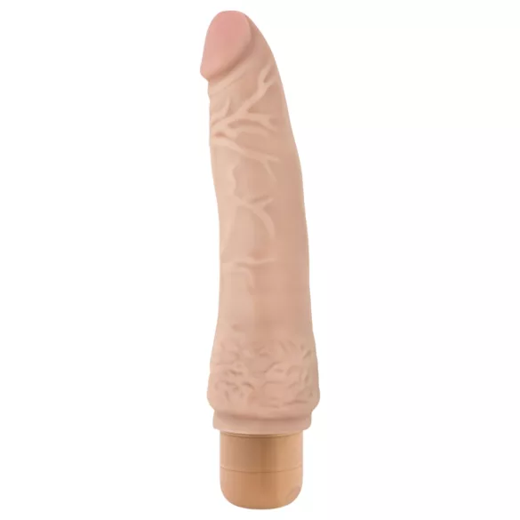 Dr. Skin Vibe No.7 - realistisk dildo vibrator - hudfärgad