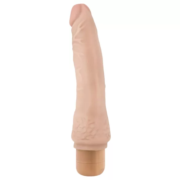 Dr. Skin Vibe No.7 - realistisk dildo vibrator - hudfärgad