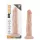 Dr. Skin - realistisk dildo med sugkopp - naturfärg 19 cm