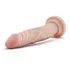 Dr. Skin - realistisk dildo med sugkopp - naturfärg 19 cm
