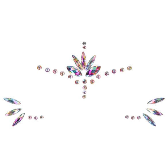 Le Désir Contact - glittrig ögonstickers - regnbågsfärg