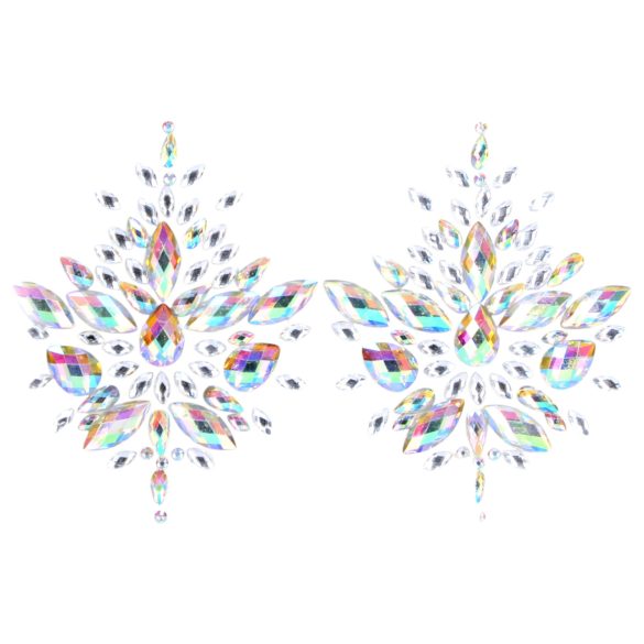 Le Désir - bröstvårtsdekal glitter regnbåge