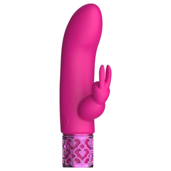 Royal Gems Dazzling - laddningsbar klitorisvibrator (rosa)