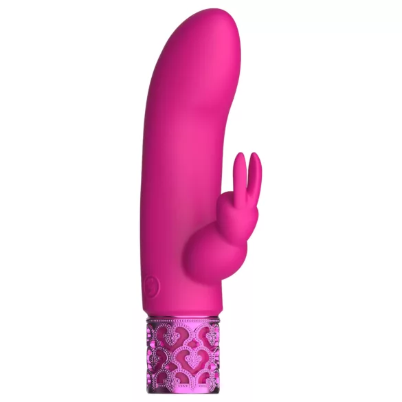Royal Gems Dazzling - rabbitvibrator med klitorisstimulering - uppladdningsbar