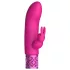 Royal Gems Dazzling - rabbitvibrator med klitorisstimulering - uppladdningsbar