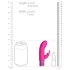 Royal Gems Dazzling - rabbitvibrator med klitorisstimulering - uppladdningsbar