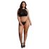 Le Désir Plus Size - strasspartyset - svart (XL-3XL)