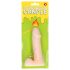 Skandalös ljus - naturlig penis med bollar (133g)