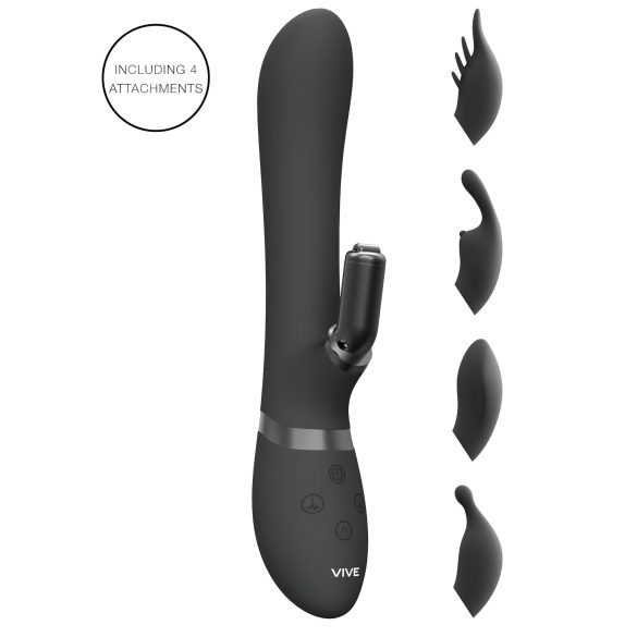 Vive Chou - 4i1 klitorisarmvibrator (svart)