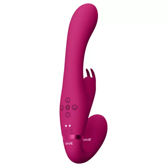 Vive Suki - strap-on vibrator utan remmar - rosa