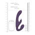 Vive Suki - lila strap-on vibrator utan remmar