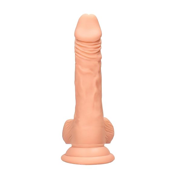 RealRock - dildo med pung - realistisk - 17 cm - hudfärgad