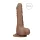 RealRock - dildo med pung - realistisk - 17cm - mörk hudfärg