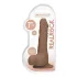 RealRock - dildo med pung - realistisk - 17cm - mörk hudfärg