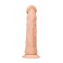 RealRock - dildo med ådror - realistisk - 17 cm - hudfärgad
