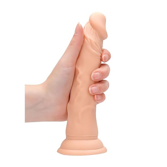 RealRock - dildo med ådror - realistisk - 17 cm - hudfärgad