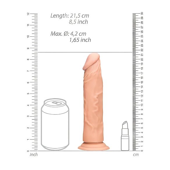 RealRock - dildo realistisk - 20 cm - hudfärgad