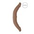 RealRock Dubbel Dong 14 - dubbel dildo (36 cm) - mörk natur