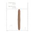 RealRock Dubbel Dong 18 - dubbel dildo (46 cm) - mörk natur