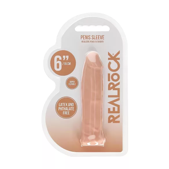 RealRock - penishylsa - 17 cm - natur