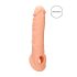 RealRock Penisöverdrag 21cm - naturlig